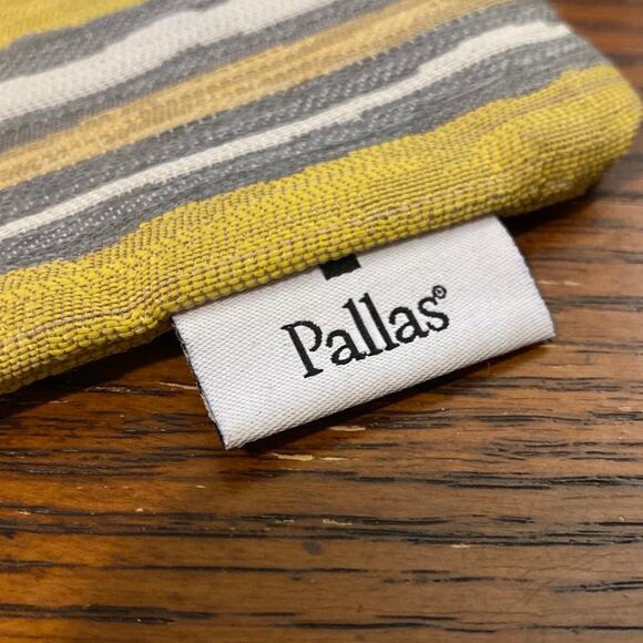 Pallas Textiles Bag Travel Small Mini ID Card Yellow Gray White Boho Lightweight - Picture 6 of 8